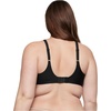 image:imageOlga Womens Sheer Leaves Minimizer BraBlack and French Toast