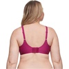 image:imageOlga Womens Sheer Leaves Minimizer BraBoysenberry W Rosewater
