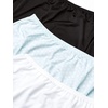 image:imageOlga womens Without a Stitch 3 Pack BriefBlackWhiteStarlight Ditsy Print