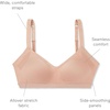 image:imageWarners Easy Does It UnderarmSmoothing with Seamless Stretch Wireless Lightly Lined Comfort BraFrost