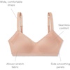 image:imageWarners Easy Does It UnderarmSmoothing with Seamless Stretch Wireless Lightly Lined Comfort BraPond