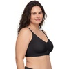 image:imageWarners Easy Does It UnderarmSmoothing with Seamless Stretch Wireless Lightly Lined Comfort BraRich Black