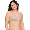 image:imageWarners Easy Does It UnderarmSmoothing with Seamless Stretch Wireless Lightly Lined Comfort BraToasted Almond
