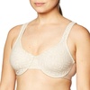 image:imageOlga Womens Sheer Leaves Minimizer BraButterscotch