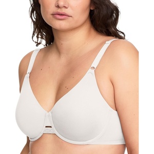 image:imageOlga Womens Olga Womens Cloud 9 FullFigure Unlined Underwire Minimizer Bra Ogw253uu09White