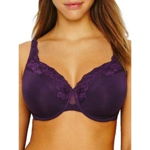 image:imageOlga Womens Plus Size Cloud 9 Underwire Contour Lace BraMysterioso