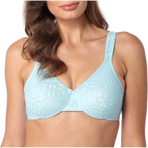 image:imageOlga Womens Sheer Leaves Minimizer BraAqua Rain