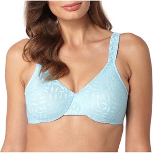 image:imageOlga Womens Sheer Leaves Minimizer BraRobins Egg Blue