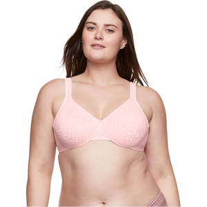 image:imageOlga Womens Sheer Leaves Minimizer BraRosewater