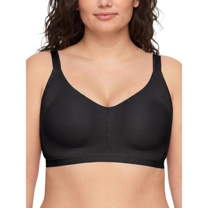 image:imageWarners Easy Does It UnderarmSmoothing with Seamless Stretch Wireless Lightly Lined Comfort BraRich Black