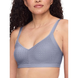 image:imageWarners Easy Does It UnderarmSmoothing with Seamless Stretch Wireless Lightly Lined Comfort BraSilver