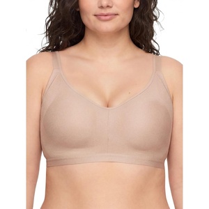 image:imageWarners Easy Does It UnderarmSmoothing with Seamless Stretch Wireless Lightly Lined Comfort BraToasted Almond Deprecated