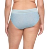 image:imageWarners womens No Pinching No Problems Digfree Comfort Waist With Lace Microfiber Hipster 5609jBaby Blue Printemps Floral