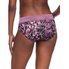image:imageWarners womens No Pinching No Problems Digfree Comfort Waist With Lace Microfiber Hipster 5609jBlack  Plum Hannah Floral