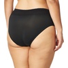 image:imageWarners womens No Pinching No Problems Digfree Comfort Waist With Lace Microfiber Hipster 5609jBlack
