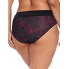 image:imageWarners womens No Pinching No Problems Digfree Comfort Waist With Lace Microfiber Hipster 5609jBlack Helena Floral
