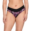 image:imageWarners womens No Pinching No Problems Digfree Comfort Waist With Lace Microfiber Hipster 5609jBlack Watercolor Garden