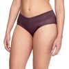 image:imageWarners womens No Pinching No Problems Digfree Comfort Waist With Lace Microfiber Hipster 5609jBurgundy