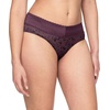 image:imageWarners womens No Pinching No Problems Digfree Comfort Waist With Lace Microfiber Hipster 5609jBurgundy Soft Vines