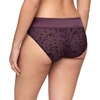 image:imageWarners womens No Pinching No Problems Digfree Comfort Waist With Lace Microfiber Hipster 5609jBurgundy Soft Vines