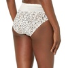 image:imageWarners womens No Pinching No Problems Digfree Comfort Waist With Lace Microfiber Hipster 5609jButterscotch Brushed Animal Print