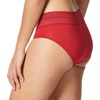 image:imageWarners womens No Pinching No Problems Digfree Comfort Waist With Lace Microfiber Hipster 5609jClassic Red