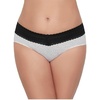 image:imageWarners womens No Pinching No Problems Digfree Comfort Waist With Lace Microfiber Hipster 5609jCute White Dot