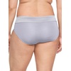 image:imageWarners womens No Pinching No Problems Digfree Comfort Waist With Lace Microfiber Hipster 5609jHaze