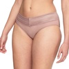 image:imageWarners womens No Pinching No Problems Digfree Comfort Waist With Lace Microfiber Hipster 5609jMocha