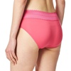 image:imageWarners womens No Pinching No Problems Digfree Comfort Waist With Lace Microfiber Hipster 5609jPink Glow