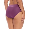 image:imageWarners womens No Pinching No Problems Digfree Comfort Waist With Lace Microfiber Hipster 5609jPlum