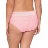 image:imageWarners womens No Pinching No Problems Digfree Comfort Waist With Lace Microfiber Hipster 5609jQuartz Chalk Floral