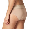 image:imageWarners womens No Pinching No Problems Digfree Comfort Waist With Lace Microfiber Hipster 5609jToasted Almond