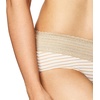 image:imageWarners womens No Pinching No Problems Digfree Comfort Waist With Lace Microfiber Hipster 5609jToasted Almond Stripe