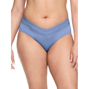 image:imageWarners womens No Pinching No Problems Digfree Comfort Waist With Lace Microfiber Hipster 5609jBelair