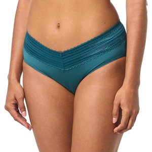 image:imageWarners womens No Pinching No Problems Digfree Comfort Waist With Lace Microfiber Hipster 5609jMediterranea